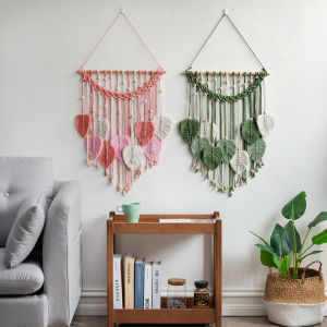 Nordic Home Decor Handmade Leaf Tapestry