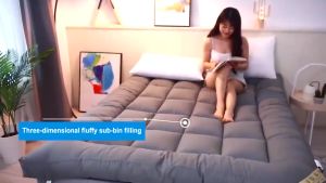 Matress 10CM Tilam Foldable Matress Thicken 10cm Tatami Topper Mattress Single/Double/Queen/King Size Matress 床垫