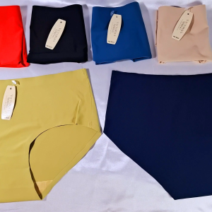 code 5033 VS Seamless Cotton Blend Comfortable Breathable Assorted Panties 3 pieces per pack for Women fits Large to XL Hipster Full Panty