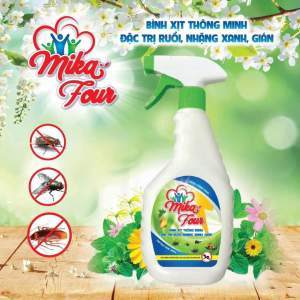 Xịt Ruồi muỗi kiến gián sinh học Mika 530ml