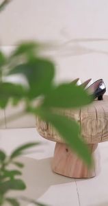 227Women square toe soft leather high heels 3.5cm cat heel work office shoes