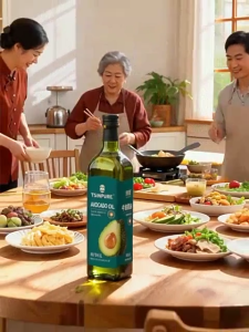 High Smoke Point Refined/ Unrefined Avocado Cooking Oil 1000ml 鲜滋坊低温初冷榨牛油果油（鳄梨油） 健康食用油 家庭营养热炒油烹饪油