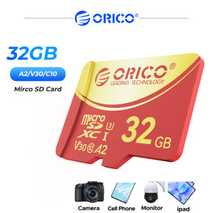 ไมโครการ์ด SD 32กิกะไบต์/64กิกะไบต์100เมกะไบต์/วินาทีคลาส10การ์ดความจำบัตร TF รองรับ A1 U3 C10