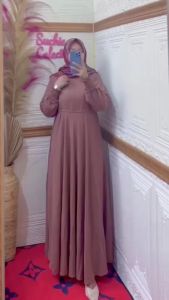 GAMIS CERUTI AMANDA POLOS/GAMIS AMANDA TERBARU/BUSANA MUSLIMAH TERBARU
