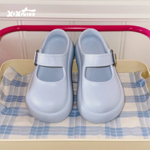 XIXITIAO | Convenient Slip-on Non-slip Thick-soled Summer Ladies Mules