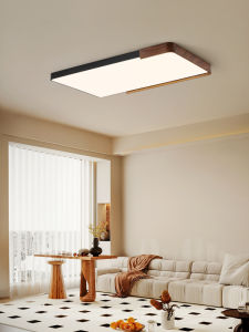 NSWR | Full Spectrum Modern Ceiling Light Walnut Wood Texture