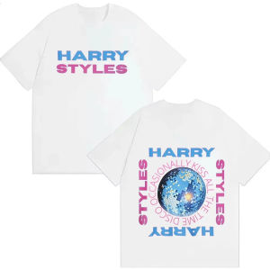Sanrio | Harry Styles Kiss All The Time Disco Occasionally Pop Tee Men Women Crewneck Cotton Oversized Comfort Clothing Streetwear Y2K