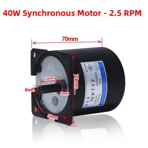 Micro Low-speed Reversible Permanent Magnet Motor with Gear Reducer