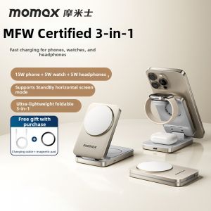Momax | Đế Sạc Không Dây Nhanh Từ Tính 15W 25W