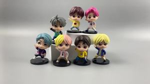 Cross-Border-Proof Youth League ST Hand-Made South Korea Mens Group Singer Anime Model Desktop Blind Toy Capsule Toy Doll