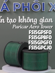 Lõi lọc tương thích máy LG PuriCare Aero Tower Hit FS15GPSF0 FS15GPBF0 FS15GPGF0 FS15GPCJ0 - Lõi lọc không khí