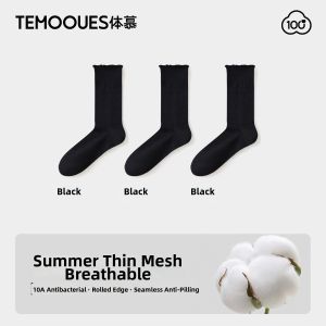 Summer Fashion Ballet Style Mesh Mid-Calf Socks