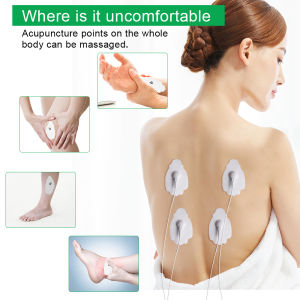 Self Adhesive Gel Electrode Pads Replacement Patches For Gentle Pulse Electric Muscle Relax Tool Pulse Body Soothing Care Pads