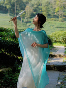 Travel Desert Style Gradient Color Shawl Womens Fashion Accessories National Ethnic Wind Xinjiang Tibet Jiangnan Big Northwest