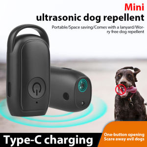 Mini Ultrasonic Dogs Repeller Dogs Stop Barking Training Smart Portable Outdoor Defense Dogs Anti-barking Training Device