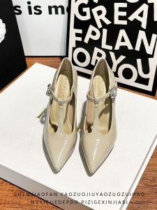 Korean Style Waterproof Platform High Heels Womens Thin Heel Popular Version Spring Summer New Ladies Versatile Heightening Slimming Single Shoes