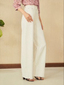 Summer Fashion Versatile Lyocell Fringe Straight Leg Jeans