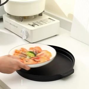 WHPHous | ~Hot Folding Heating Covers Food Splash-Proof Microwave Cover Multi-Function Microwave Tray With Bottom Fresh-keeping Cover Tool