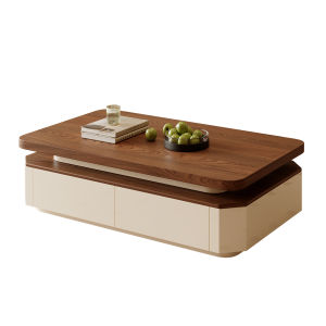 Vintage Style Solid Wood TV Coffee Table Combination