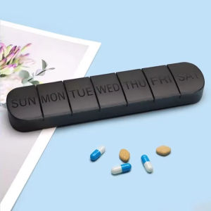 7 Days Weekly Pillbox Mini Portable Pills Case Drug Dispense Tablet Medicine Storage Container Travel Capsule Box Organizer