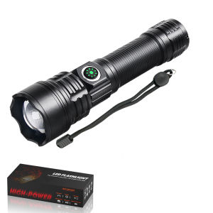 Bản Nâng Cấp Mới 30000LM Đèn Pin Chiến Thuật Quân Sự Tầm Xa Đèn LED Chống Nước Ngoài Trời Tuần Tra Săn Bắn Đèn Lồng Có Thể Điều Chỉnh Tiêu Điểm