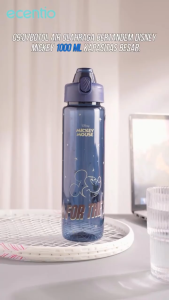ECENTIO Botol Minum BPA Free Karakter Anti Bocor 500ml/1000ml Murah