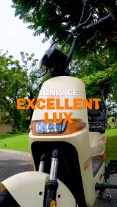 Sunrace Excellent Lux Sepeda Listrik SNI Terbaru dengan Desain Lampu depan yang Modern dan Power Motor 500W Battery Kering 48V 12Ah