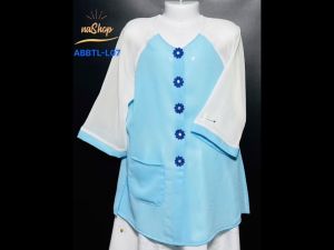 NaShop - Áo bà ba bé gái 8-10 tuổi áo bà ba tay lỡ L07 tay dài tay loe tay ngắn áo bà ba truyền thống áo bà ba tân thời áo bà ba lụa satin áo bà ba gấm phối voan thời trang bé gái 26-30kg