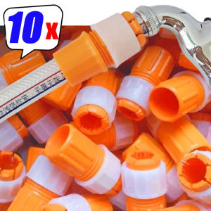 10ชิ้นหัวต่อคอมพิวเตอร์ก๊อกน้ำเชื่อมต่อท่อสวนที่ดึงเทปอะแดปเตอร์ข้อต่อท่อดูดฝุ่นตัวต่อท่อน้ำอุปกรณ์ชลประทาน