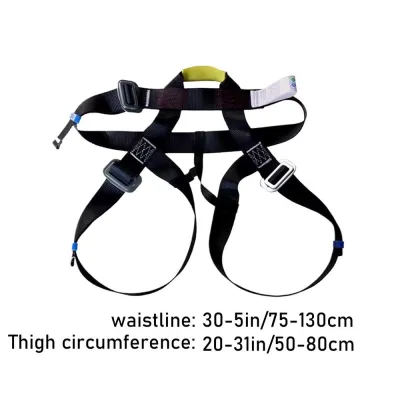 Rock Climbing Harness Lightweight Comfortable for Outdoor Sport Climbing Rappelling Mountaineering Adjustable Leg Loops Harness