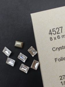 White Little Cane Sugar 8*6MM Sharp Bottom Drill Handmade DIY Nail Jewelry Accessories Shiji Water Diamond Fresh Outlining