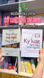 Sách: Combo Tư Duy Đổi Mới: Thay Đổi Một Suy Nghĩ Thay Đổi Cả Cuộc Đời + Kỷ Luật Làm Nên Con Người