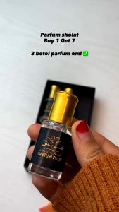 [Buy 1 Get 7] Parfum Sholat Kasturi Putih Eksklusif Murni Non Alkohol Wangi Premium Tahan Lama