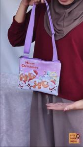 Tas Selempang Desain Natal & Souvenir: Kenang-Kenangan Tahun Ini