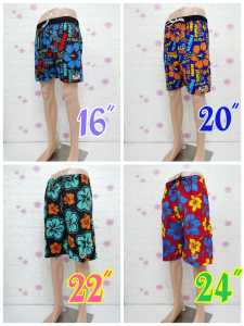 SELUAR PENDEK HAWAII COTTON