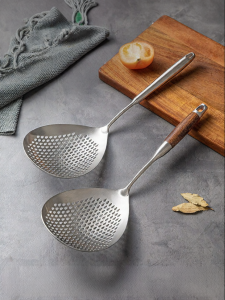 MODERN SWEETHOME | Stainless Steel Large Slotted Spoon