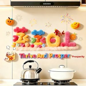 HALEXIONG | Waterproof Stain-Resistant Oil-Proof Wall Decorative Static Cling Paper