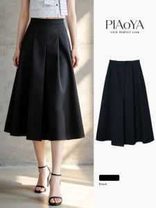 PIAOYA | New 2026 Summer High Waist Wide Skirt Fit and Flare Dress