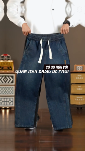 Quần jean quần bò nam nữ ống rộng bigsize nam nữ SUN N9 màu sắc đa dạng quần jean phong cách hàn quốc