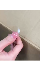 2Pack Stiker Bening Bulat / Stiker Segel PVC / Transparent Circle PVC Sealing Stickers