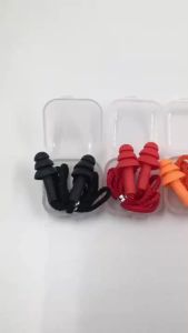 ZEO Silicone Swimming Ear Plugs Earplugs Earbuds Hearing Protect Safety EarPlugs With Box