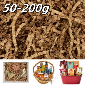 50-200g Colorful Shredded Paper Gift Box Filler DIY Wedding Birthday Party Decoration Crinkle Cut Packaging Gift Shred Paper