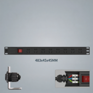 lengon | Industrial Grade Surge Protected Power Strip Aluminum