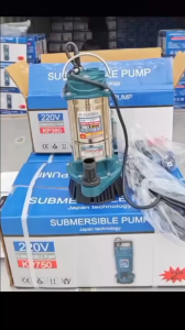 Máy bơm chìm KUSHIMA KP380-380w/Vỏ inox-Lõi đồng-Bơm khỏe-Độ bền cao-Bảo hành 6 tháng