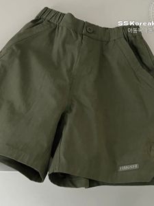 High-End Brand Childrens Clothing Short Pants for Boys And Girls Casual Five-Quarter Length Korean Style Spring Summer New Arrival