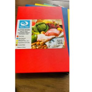 [ส่งไวจากไทย]1ชิ้น เขียงพลาสติกทำครัว สีเหลือง 18x24x0.5นิ้ว สำหรับห้องครัว ร้านอาหาร โรงงาน แบรนด์TwinFish รหัสCB-2Y