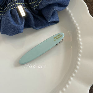 Retro Side Hair Clip Oval Flower Gradient Color Multi-Color Bangs Clamp Fresh out Korean Style Fashion Hair Accessories