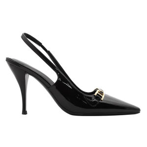 Black Patent Leather High Heels Design Sensation Minority Elegant Lady Sandals Women Low Cut Metatarsal Buckle Casual Summer Shoes