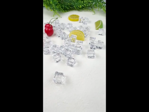 25pcs Acrylic Fake Ice Cubes Decorative Ice Cubes Table Centerpiece Photography Accessories
