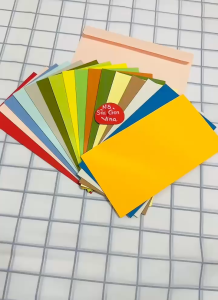 Xấp 10 Cái Bao Thư 12x22cm Zentino Màu Sắc Đa Dạng Có Keo Dán